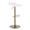 Ale table in Gold Brushed Metal, Cream Velvet, product view, featuring swivel and adjustable height