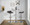 Ale table in Chrome Metal, Brown Pvc