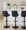 Diana Contemporary Adjustable Barstool in Black Metal and Black Faux Leather with Rounded T Footrest- Set of 2 — lifestyle photo 2