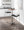 Fuji bar stool in Stainless Steel, Black PU