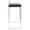 Fuji bar stool in Stainless Steel, Brown PU, side view