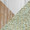 Gardenia table in Chrome Metal, Whitewashed Wood, Seafoam Green Fabric, upholstery or finish swatch