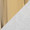 Henry table in Gold Metal, White Fabric, upholstery or finish swatch