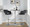 Margarite table in Chrome Metal, Black PU, featuring swivel and adjustable height