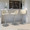Tintori bar stool in Chrome Metal, Cream PU, featuring swivel and upholstered seat