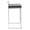Fuji Contemporary Stackable Counter Stool in Brown Faux Leather- Set of 2 — side view