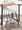Outlaw Industrial Counter Stool in Black with Grey Pu- Set of 2 — lifestyle photo 4
