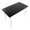 Marcel Contemporary Counter Table in Chrome Metal and Black Wood — lifestyle photo 1
