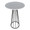Canary Contemporary Bar Table in Black Metal and White Wood — lifestyle photo 1