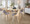 Anabelle Mid-Century Modern Dining/Accent Chair in Natural Wood and Grey Fabric- Set of 2 — lifestyle photo 5