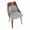 Anabelle Mid-Century Modern Dining/Accent Chair in Walnut Wood and Grey Fabric- Set of 2 — lifestyle photo 1