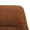Andrew Contemporary Dining/Accent Chair in Black Steel and Camel Faux Leather- Set of 2 — detail view (photo 1)