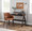 Andrew Contemporary Dining/Accent Chair in Black Steel and Camel Faux Leather- Set of 2 — lifestyle photo 3