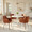 Andrew Contemporary Dining Chair in Whitewashed Wood and Camel Faux Leather- Set of 2 — lifestyle photo 2