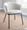 Ashland accent chairs & seating in Black Steel, Cream Fabric, featuring metal design and fabric design