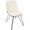 Avery Mid-Century Modern Dining/Accent Chair in Walnut Wood and Cream Faux Leather- Set of 2 — product view