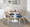 Charlotte accent chairs & seating in Whitewashed Wood, Blue Fabric, featuring upholstered seat