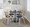 Charlotte accent chairs & seating in Whitewashed Wood, Blue Fabric, featuring upholstered seat