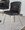 Cinch Glam/art Deco Dining Chair in Gold Metal and Black Faux Leather- Set of 2 — lifestyle photo 4