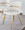 Cinch Glam/art Deco Dining Chair in Gold Metal and Cream Velvet- Set of 2 — lifestyle photo 5