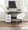 Claire Contemporary/Glam Chair in Silver Metal and White Faux Leather — lifestyle photo 2