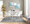 Claire Contemporary/Glam Chair in Silver Metal and White Faux Leather — lifestyle photo 4