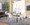 Claire Contemporary/Glam Chair in Silver Metal and White Faux Leather — lifestyle photo 6