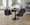 Claire Contemporary/Glam Chair in Chrome and Black Faux Leather- Set of 2 — lifestyle photo 9