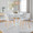 Cosmo Mid-Century Chair in Natural Bamboo and Light Grey Noise Fabric — lifestyle photo 5
