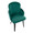 Dahlia Contemporary Dining Chair in Black Wood and Green Velvet with Gold Accent- Set of 2 — lifestyle photo 1
