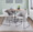 Daniella Contemporary Dining/Accent Chair in Light Grey- Set of 2 — lifestyle photo 2