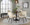 Fabrizzi dining chair in Dark Walnut Wood, Cream PU, featuring wood frame