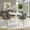 Fabrico Mid-Century Modern Dining/Accent Chair in Whitewashed Wood and Grey Faux Leather- Set of 2 — lifestyle photo 1
