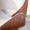 Fabrizzi Mid-Century Modern Dining/Accent Chair in Walnut and Cream Fabric — lifestyle photo 6