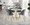 Fran Contemporary Chair in Gold Metal and Silver Velvet- Set of 2 — lifestyle photo 5