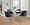 Fran Contemporary Chair in Chrome Metal and Black Faux Leather- Set of 2 — lifestyle photo 3