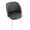 Fran Contemporary Chair in Chrome Metal and Grey Faux Leather- Set of 2 — lifestyle photo 1