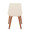 Giovanni Contemporary Accent/Dining Chair in Walnut Wood and Cream Faux Leather- Set of 2 — back view