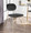 Gwen Contemporary Accent/Dining Chair in Gold Metal with Black Velvet- Set of 2 — lifestyle photo 3