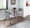Margarite Contemporary Dining/Accent Chair in Black Metal and Grey Fabric- Set of 2 — lifestyle photo 4