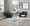 Margarite Contemporary Dining/Accent Chair in Chrome Metal and Black Faux Leather- Set of 2 — lifestyle photo 2