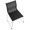 Mirage accent chair in Chrome, Black Mesh, top view