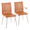 Mason accent chairs & seating in Stainless Steel, Camel PU, coordinated set view, featuring swivel