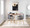 Pebble Contemporary Chair in Gold Steel and Charcoal Fabric- Set of 2 — lifestyle photo 3
