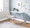 Pebble Contemporary Chair in Chrome and Beige Fabric- Set of 2 — lifestyle photo 2