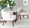 Ahoy accent chair in Walnut Wood, Cream Fabric, featuring wood frame