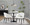 Renee accent chairs & seating in Black Metal, Off-white Fabric, featuring metal design and fabric design