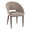 Renee accent chairs & seating in Walnut Metal, Light Brown Fabric, product view, featuring metal design and fabric design
