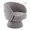 Fran accent chair in Grey Fabric, product view, featuring swivel