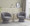 Fran Contemporary Swivel Accent Chair in Grey Fabric — lifestyle photo 2